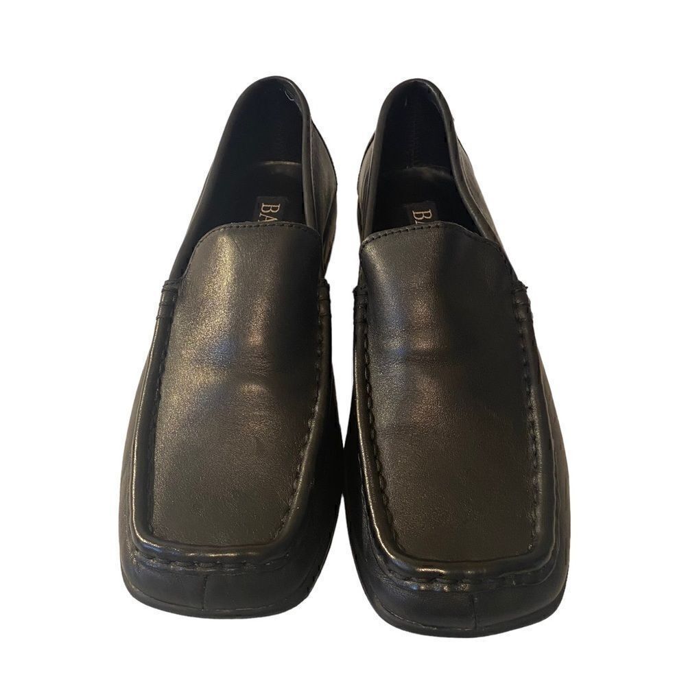 Bass Asia II Black Leather Upper Loafers in Ladies size 8.5M